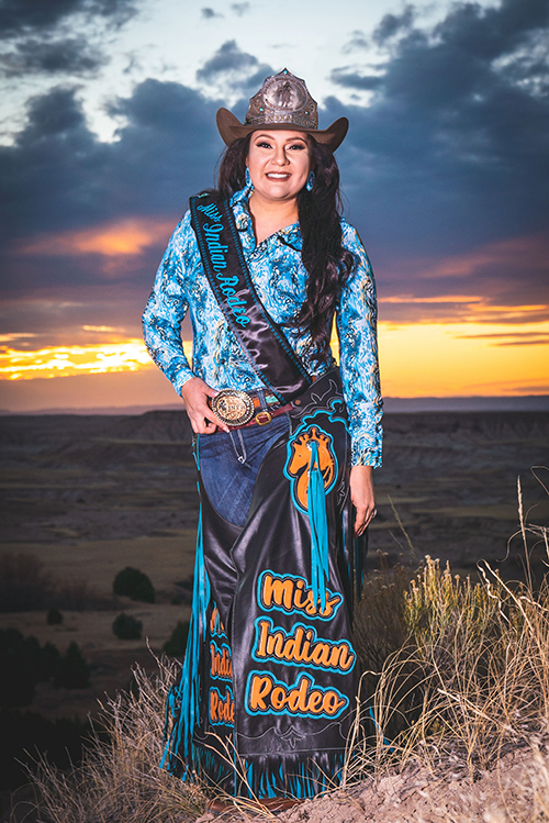 Security First Bank employee Tigh Livermont named Miss Indian Rodeo 2022