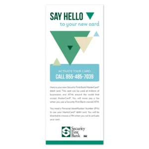 Instant Issue Rack Card