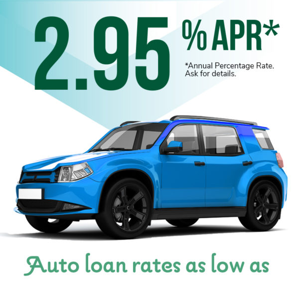 new vehicle featuring auto loan rate special