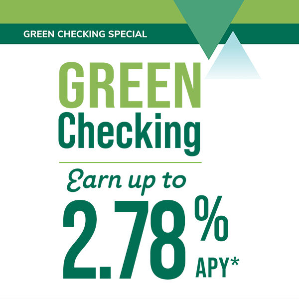 green_checking3 Green Checking Special