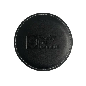 SFI-Logo-Leather-Coaster