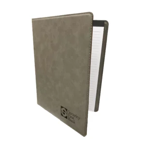 Executive Gray Suede Portfolio