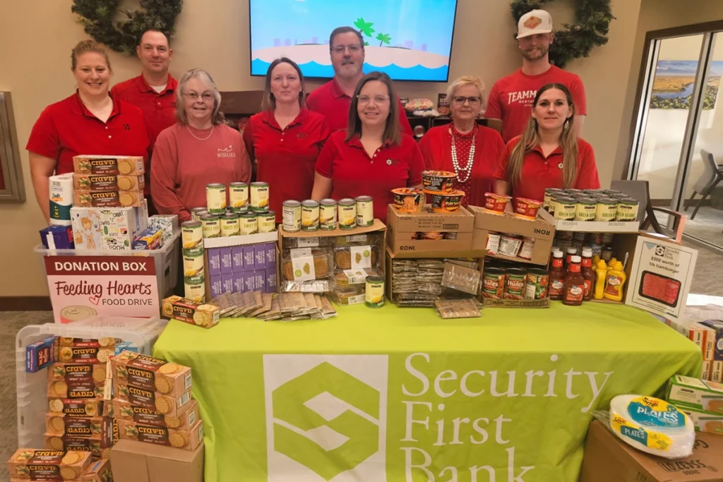 Security First Gives Back: 8,789 Items and $18,300 Donated Through 7th Annual Feeding Hearts Food Drive