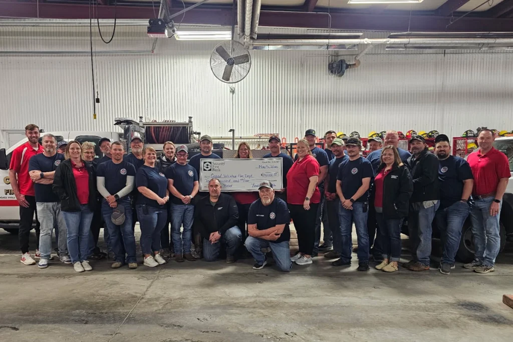 Supporting Our Local Heroes: $20,000 Donated to Cozad and Overton Volunteer Fire Departments