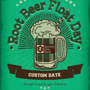 Root Beer Float Days lobby poster