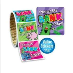 'I Visited my Bank Today" Stickers